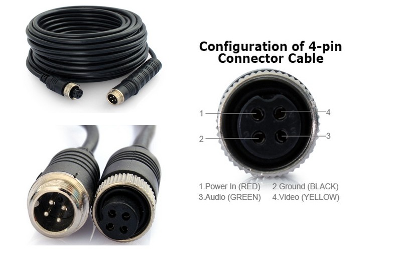 Hd095fc3fd396447687473f0dfb70cbe4x Подовжувальний кабель 4-pin (Aviation) для авто 10 м.